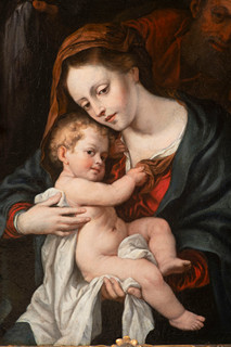 Domenico Piola  (1627 – 1703) - ‘’Sacra famiglia‘‘