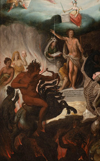 Flemish Master around 1600 - Allegory of the divine judgement