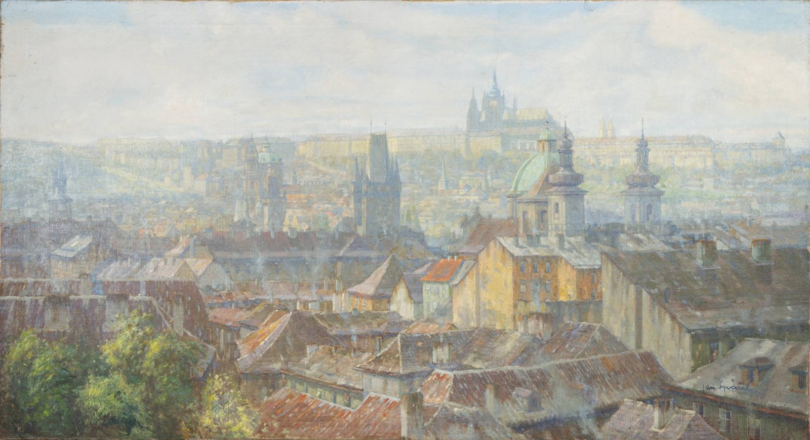 PRAGUE - VIEW FROM THE LILIOVÁ STREET