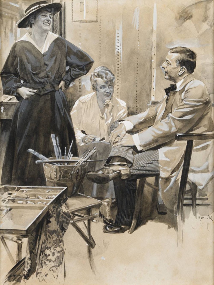 PAINTER IN HIS STUDIO