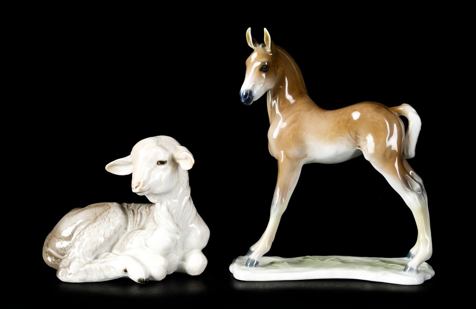 LAMB AND FOAL