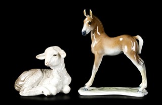 LAMB AND FOAL