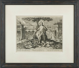 A PAIR OF COPPERPLATE ENGRAVINGS FROM THE SERIES SCHEMA, SEU SPECULUM PRINCIPUM (PRINCE SKILLS)