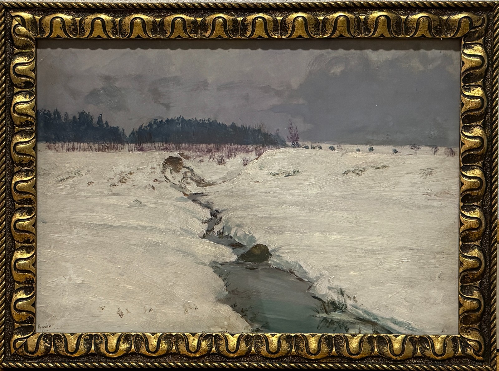 František Kaván (1866 - 1941) - Pod starým rybníkem - Vítanec