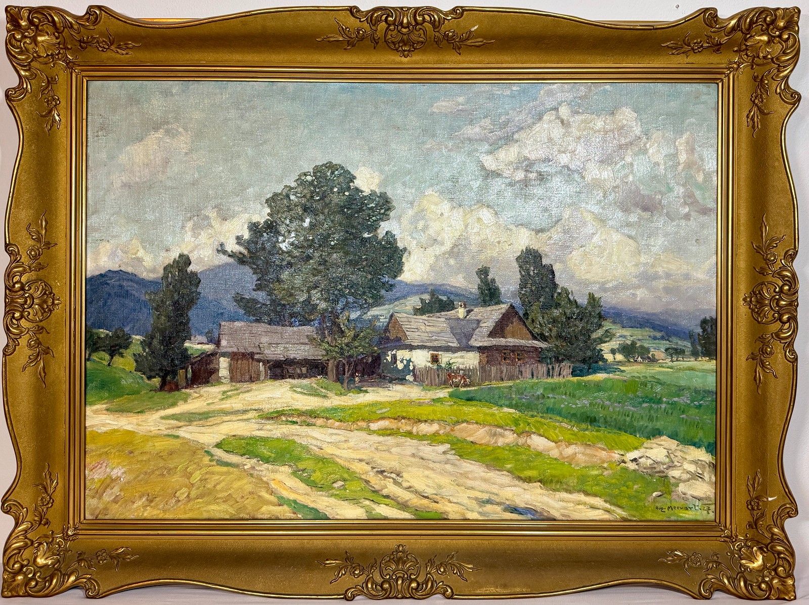 Augustin Mervart (1889 - 1968) - Statek v Beskydech XXL