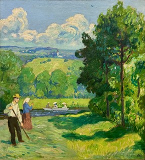Antonín Majer 1882 - 1963 - Prosluněný den