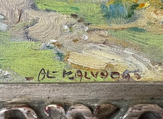 Alois Kalvoda (1875 - 1934) - Pramice na řece