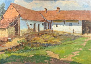 Karel Nejedlý (1873 - 1927) - Dvůr v Derfli