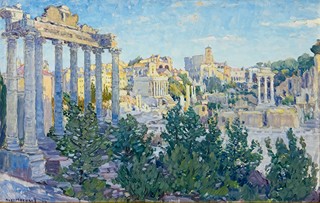 Augustin Mervart (1889 - 1968) - Motiv z Říma