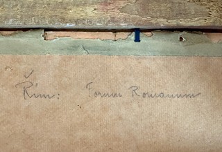 Augustin Mervart (1889 - 1968) - Motiv z Říma