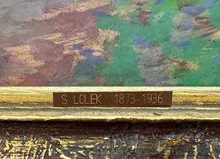Stanislav Lolek (1873 - 1936) - Děvče v parku