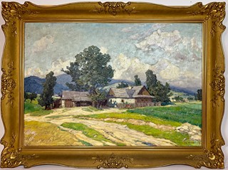 Augustin Mervart (1889 - 1968) - Statek v Beskydech XXL