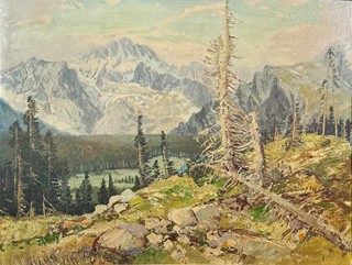Josef Jiří Kamenický 1910 - 1981 - Motiv z Tater