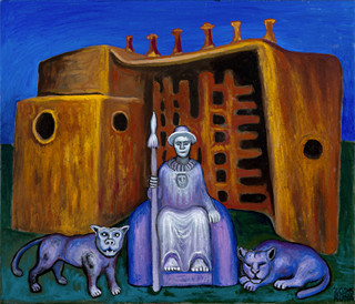 Jaroslav Róna (1957-) - Africký král