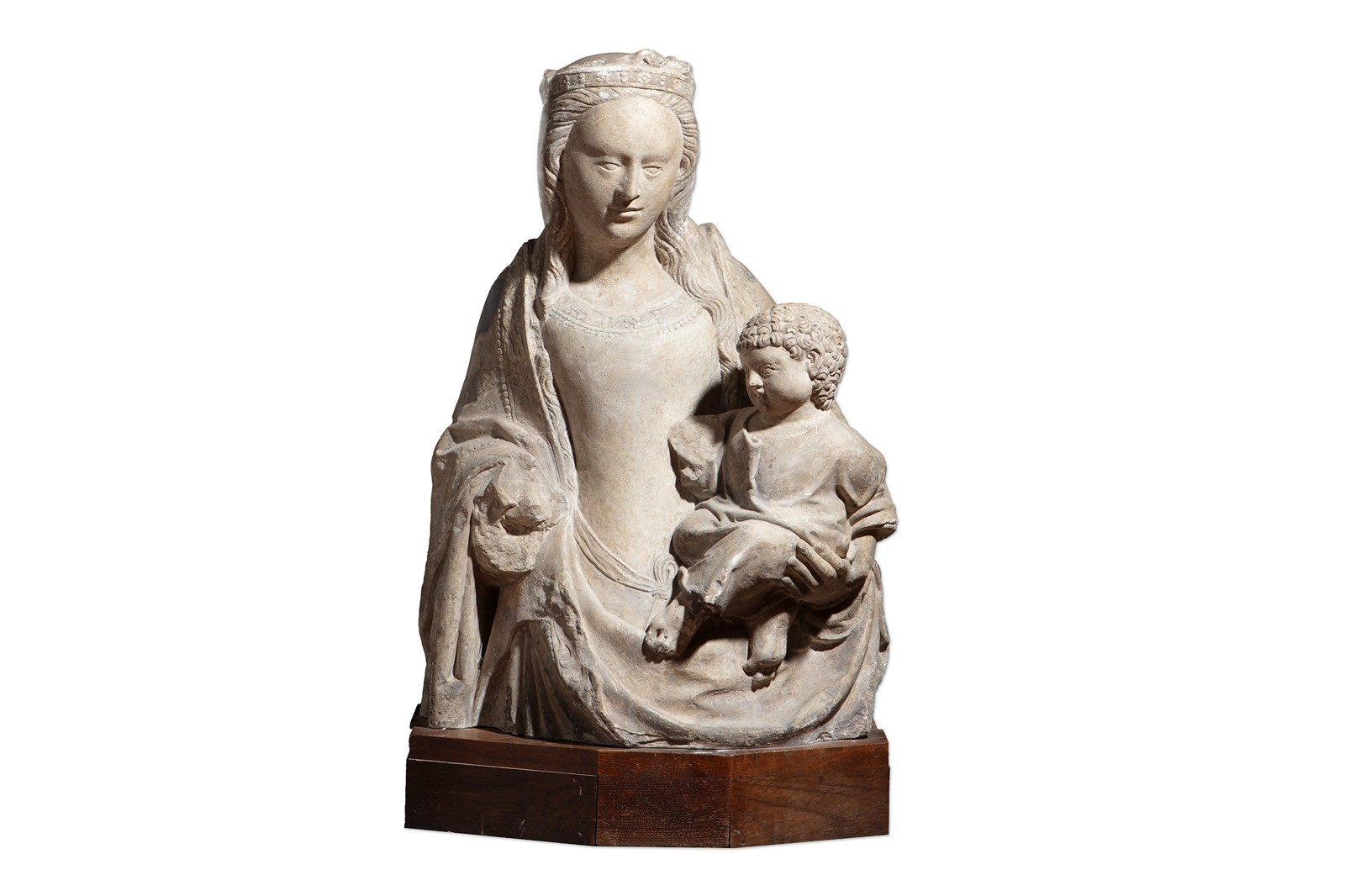 Francouzský sochař přelomu 15. a 16. století - Madona s dítětem