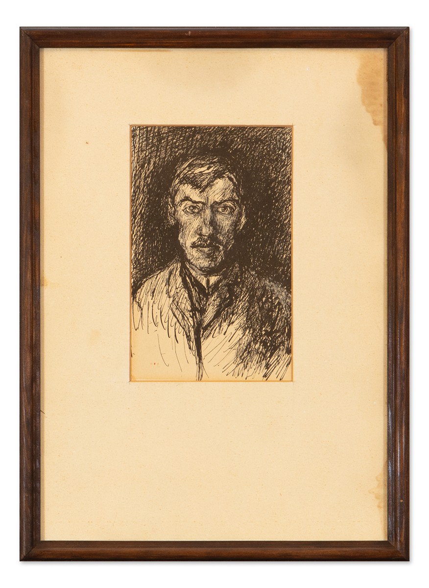 Jindřich Prucha (1886 - 1914) - Autoportrét