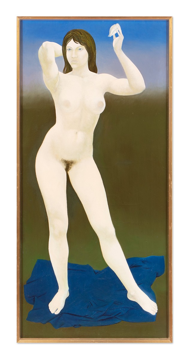 Jiří Kovařík (1932 - 1994) - Modrá draperie