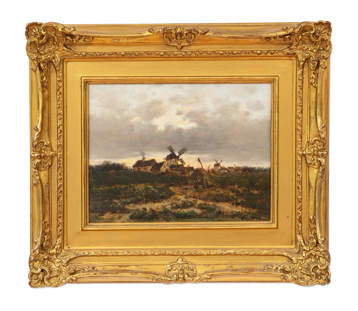 Antonín Chittussi (1847 - 1891) - Cikánská vesnice