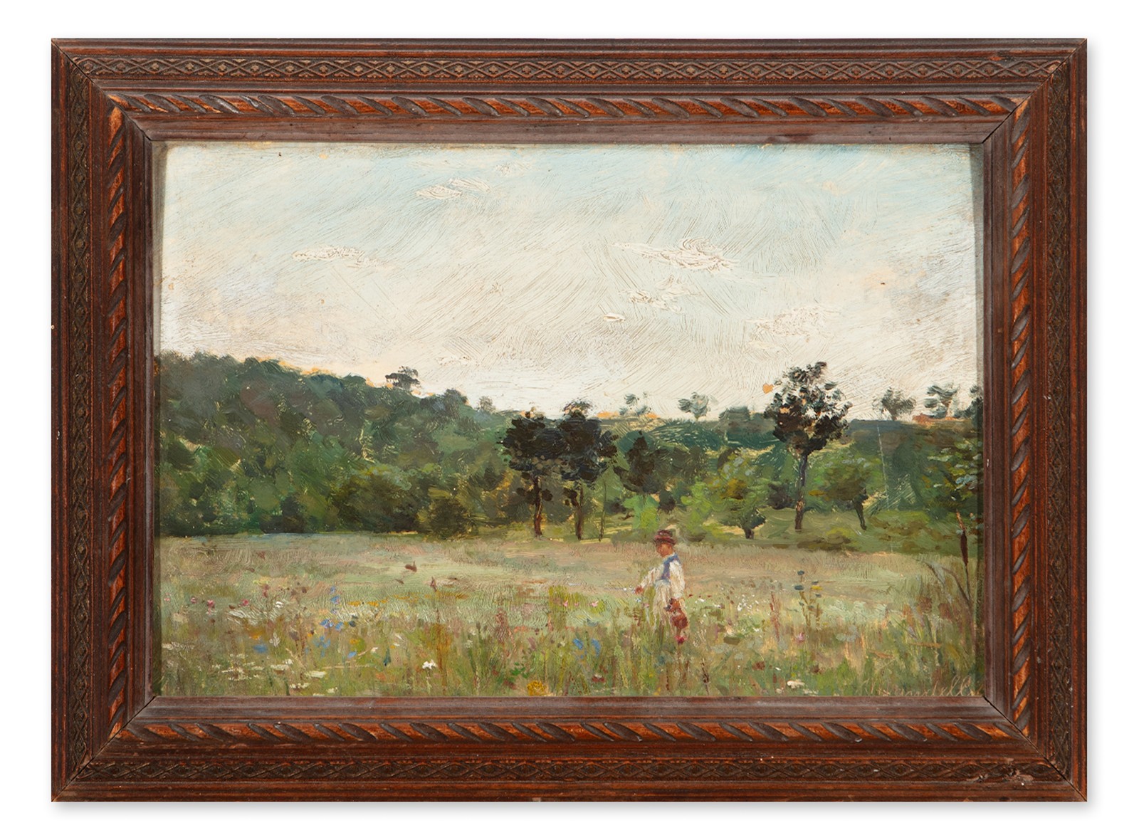 Cyril Mandel (1873 - 1907) - Chrasť Na uherské hranici u Velké