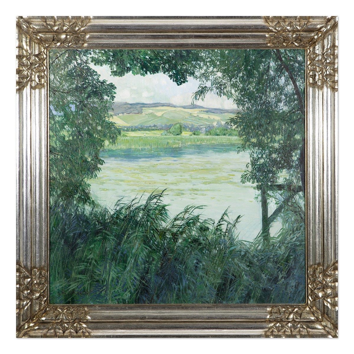 Alois Kalvoda (1875 - 1934) - Krajina s rybníkem