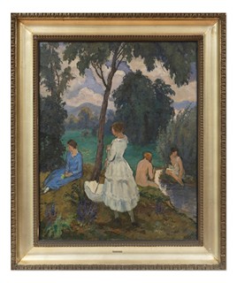 Rudolf Vejrych (1882 - 1939) - Odpoledne u řeky