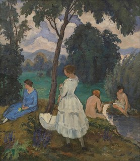 Rudolf Vejrych (1882 - 1939) - Odpoledne u řeky