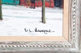 Alois (Lecoque) Kohout (1891 - 1981) - Montmartre s bazilikou Sacré-Cœur