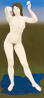 Jiří Kovařík (1932 - 1994) - Modrá draperie