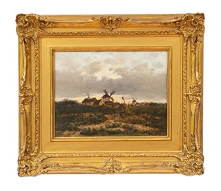 Antonín Chittussi (1847 - 1891) - Cikánská vesnice