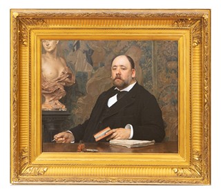 Vojtěch Hynais (1854 - 1925) - Portrét lékaře (Émile Valtat)