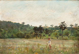 Cyril Mandel (1873 - 1907) - Chrasť Na uherské hranici u Velké