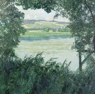 Alois Kalvoda (1875 - 1934) - Krajina s rybníkem