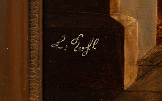 Ludvík Kohl (1746 - 1821) - Interiér gotického kostela během liturgie