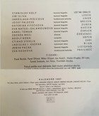 Kalendář 1997 pro členy Klubu přátel Hollara v Praze