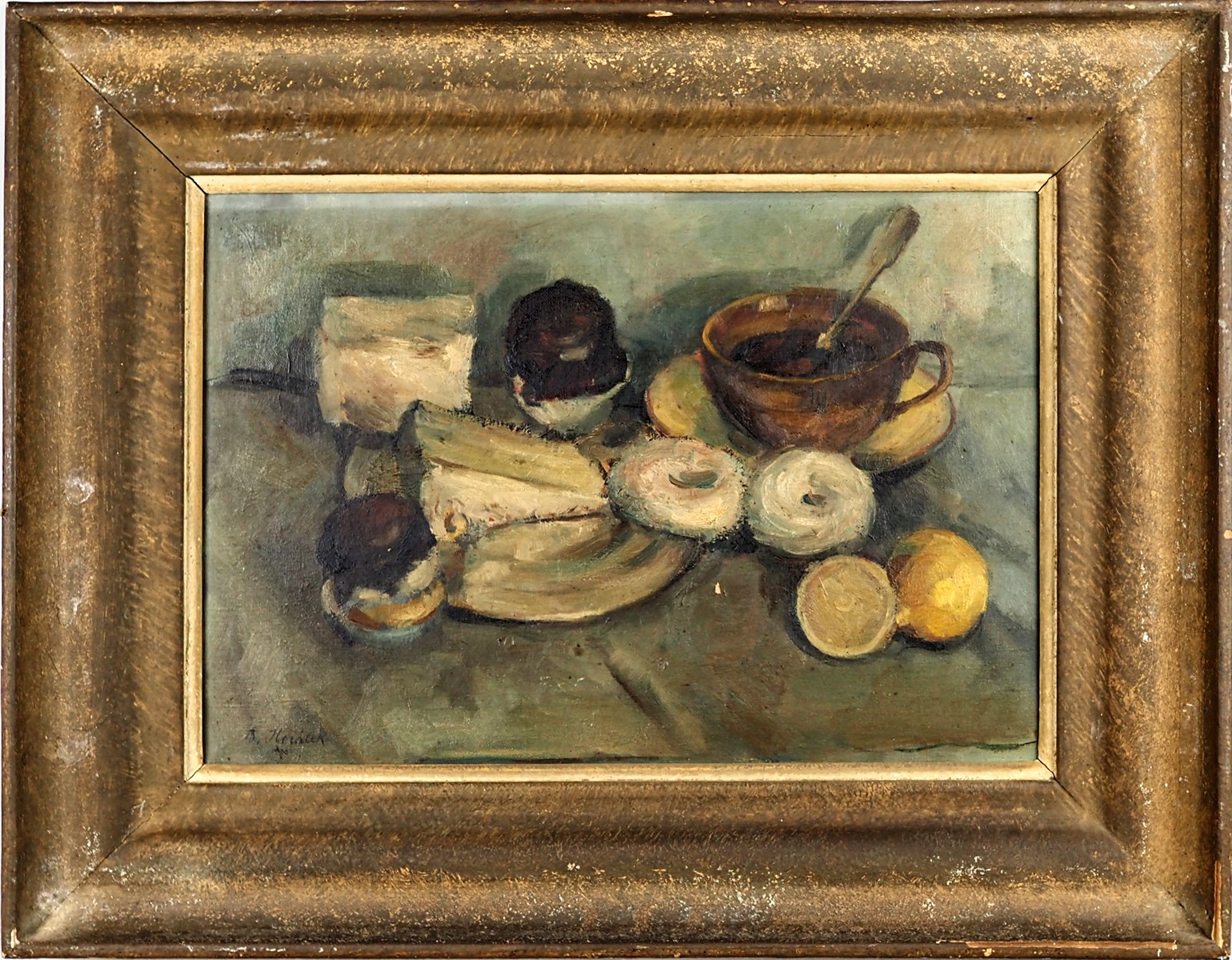 Bedřich Horálek (1913) - Zátiší s ovocem