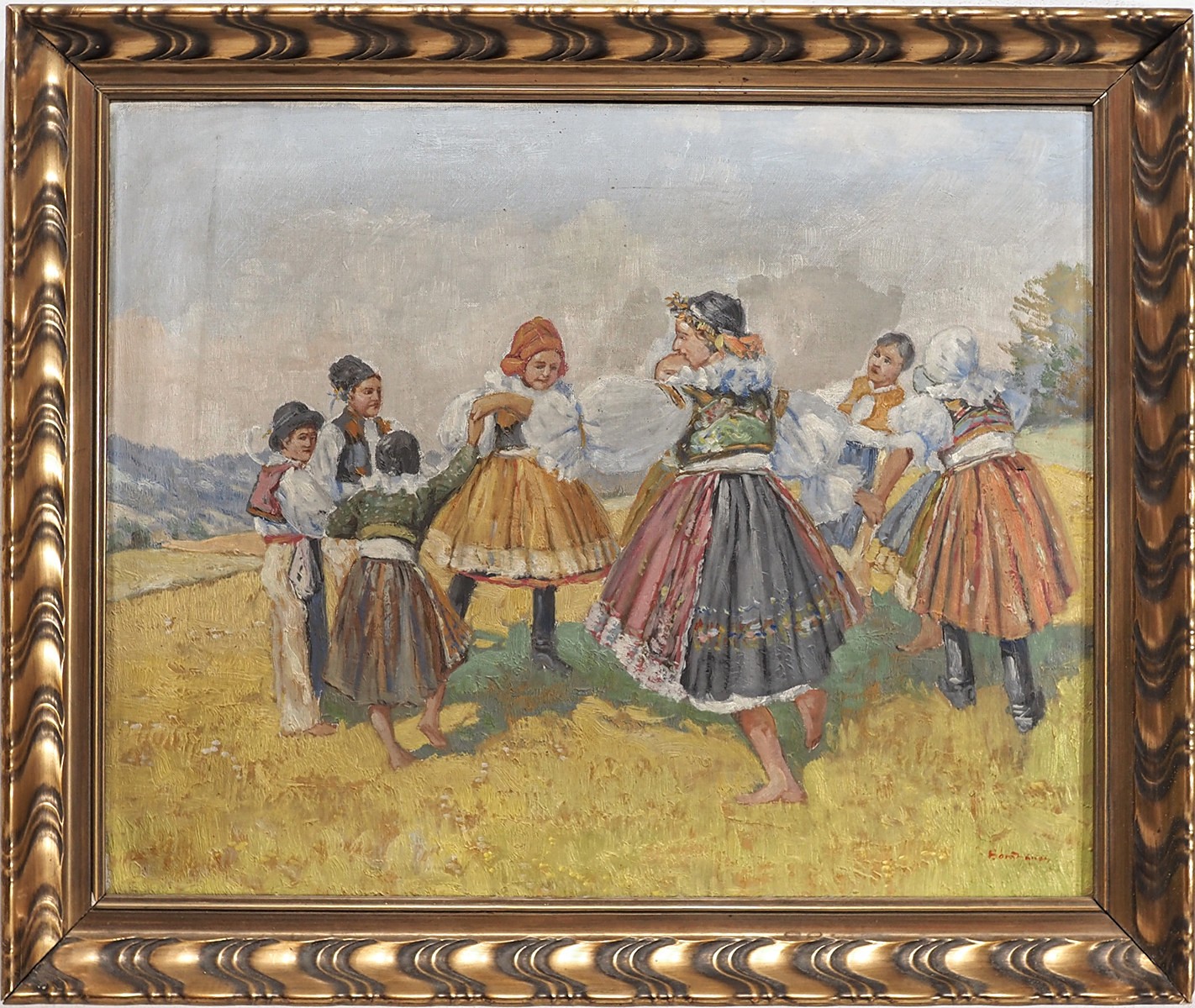 Gottlieb Berghauer (Bohumil Horyna) - Tanečníci v krojích