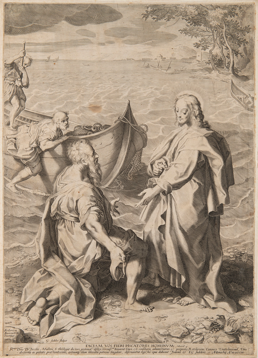 The Calling of Peter among the Disciples (Hollstein 40)
