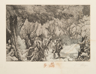 Eight etchings