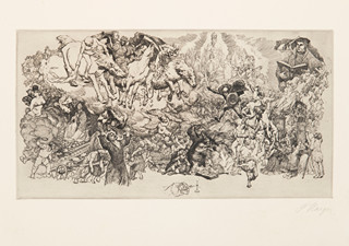 Eight etchings