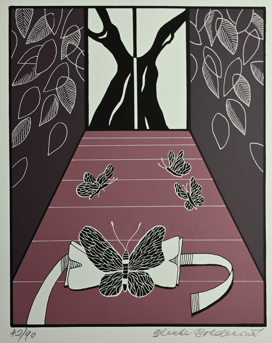 Blanka Bohdanová (1930-2021) - Motýli