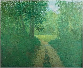 Jaroslav Šimůnek (1872 - 1939) - Cesta v parku