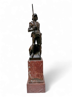 Franta Anýž (1876 - 1934) - Bronzová socha Bruncvíka