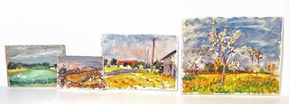 Vojtěch Sedláček (1892 - 1973) - Konvolut 4 maleb