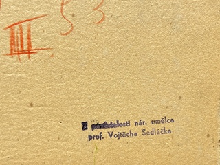 Vojtěch Sedláček (1892 - 1973) - Konvolut 4 maleb