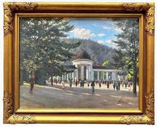 Jaro Svoboda (1879 - *) - Kolonáda v Mariásnkých Lázních