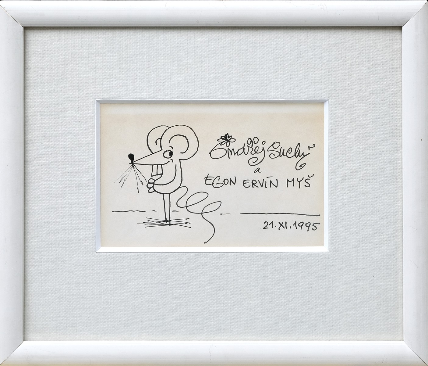 Ondřej Suchý (1945) - Egon Ervín Myš
