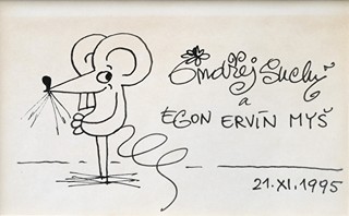 Ondřej Suchý (1945) - Egon Ervín Myš