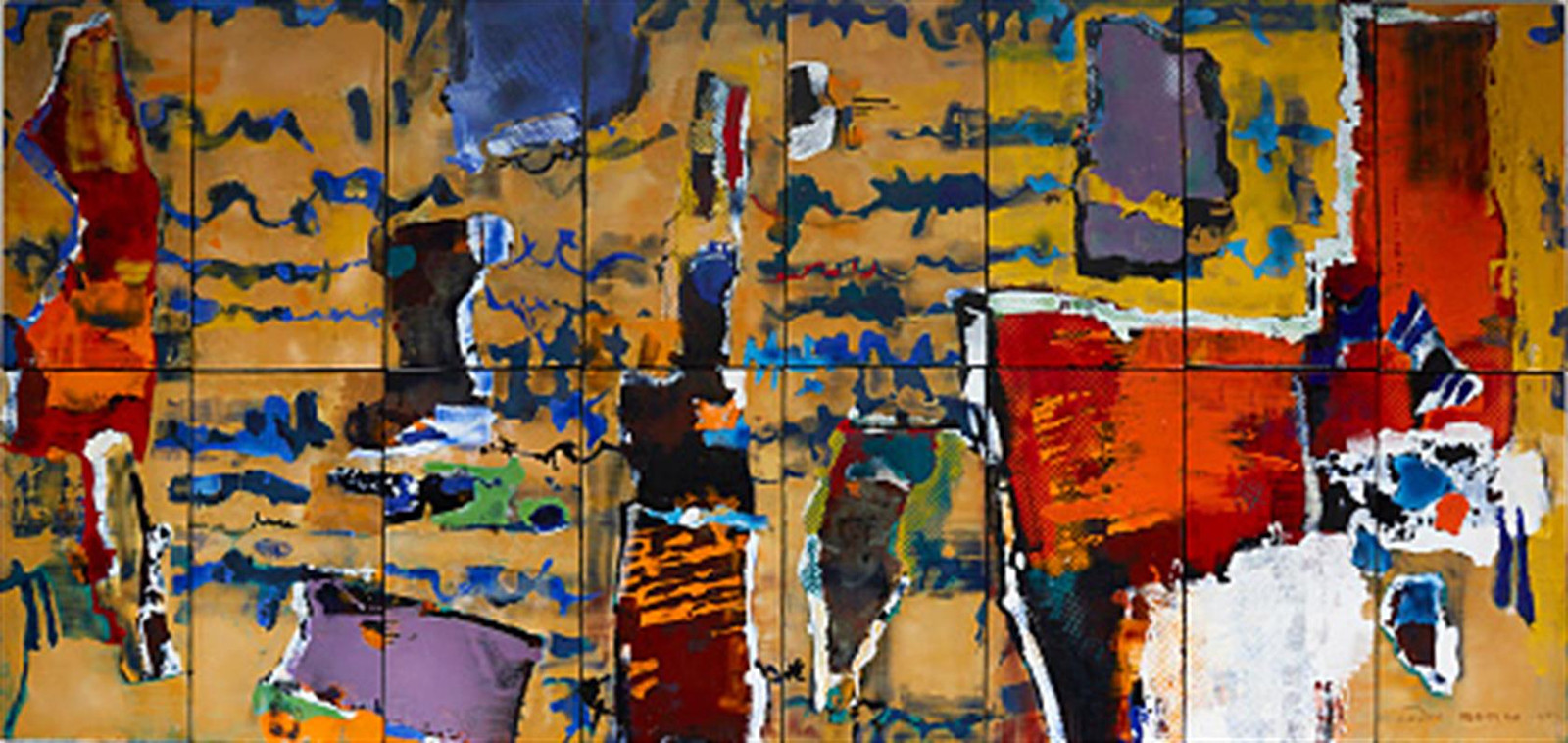 Endre Nemes (1909 - 1985) - Léto (monumentální obraz)