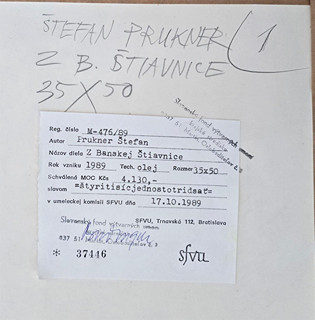 Prukner Štefan - Z Banské Štiavnice