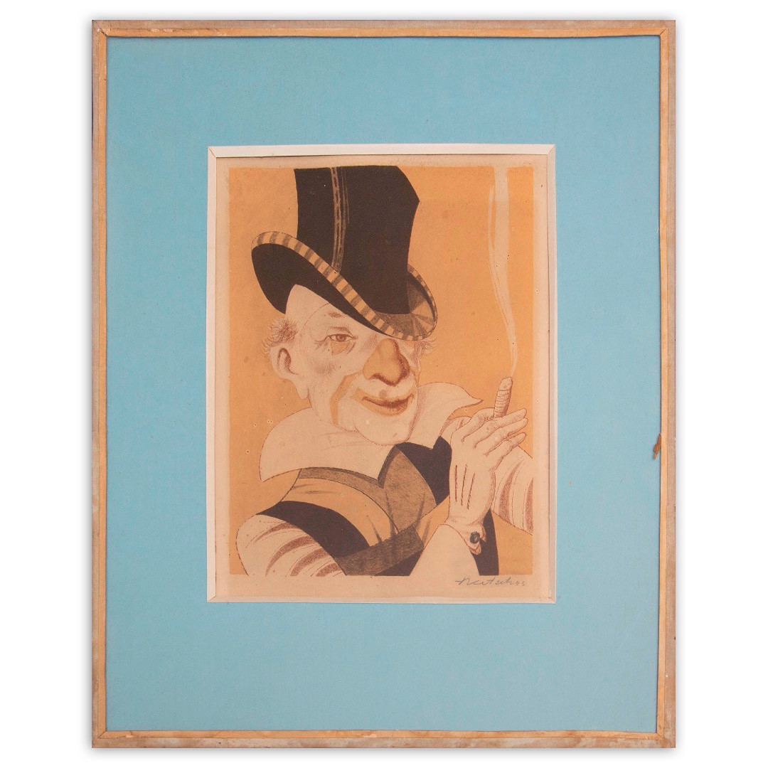 Ketzek František (1906 - 1978) - Klaun s doutníkem